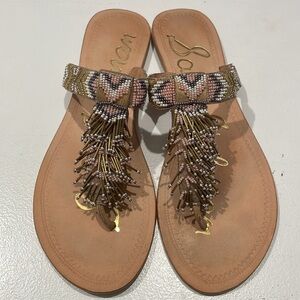 Sam Edelman Women's gold beaded sandal